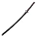 Sword fort Handmade Katana Anime Cosplay Sword, Carbon Steel Demon Sword Real Metal-Kamado Tanjirou