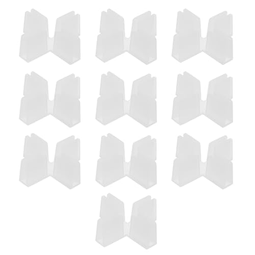 DIKACA �v���X�`�b�N���\���^�J�[�g���N���b�v 10�Z�b�g �f�X�N�g�b�v�d�؂�Œ�N�����v �y�ʎ����^�їp�I�t�B�X�p�Œ��