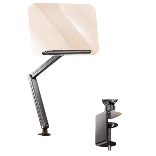 TPPT書見台 アーム ブックスタンド 卓上 ブックアームスタンド クランプ式 2段 クランプ式 座る・立つ両用 省スペース 読書台 本立て 寝ながら 読書 無階段高さ調整 角度調整 姿勢改善 タブレット アーム ノート スタンド 教科書 参考書 楽譜 雑