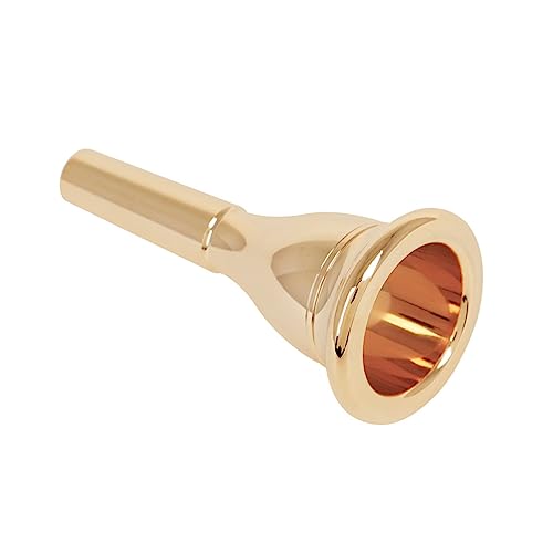 OFFSCH Electroplated Brass Tuba Mouthpiece Tuba Parts Tuba Accessory Smooth Airtight Easy to Play