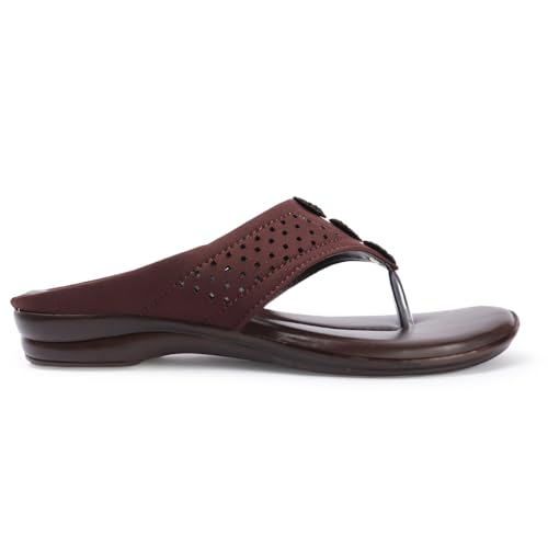 Image of Vendoz Women Casual Beige Flat Sandals (L611)