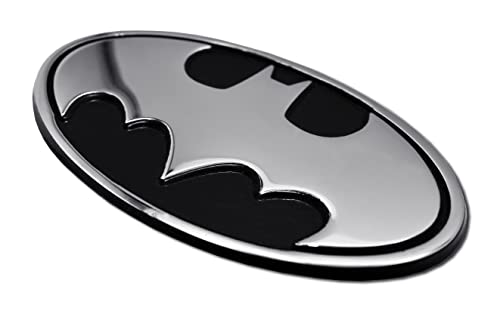 Image of Batman Oval Chrome Emblem