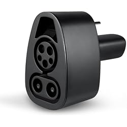 Lectron CCS to Tesla Adapter - 500A, 500V Tesla Charger Adapter - Compatible with All Tesla Models & CCS-Enabled NACS EVs - DC Fast Charging ONLY - NOT Compatible with Cybertruck (Black)