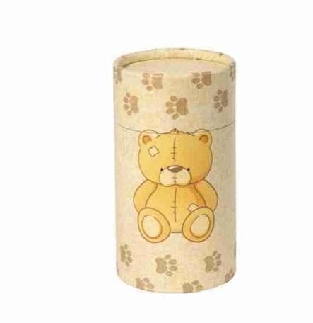 Scatter Tube Ashes Urn Teddy Bear Adult child Small Mini Keepsake Pet (Small)