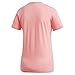 adidas Women's Must Haves Badge of Sport Tee, Glory Pink, Small