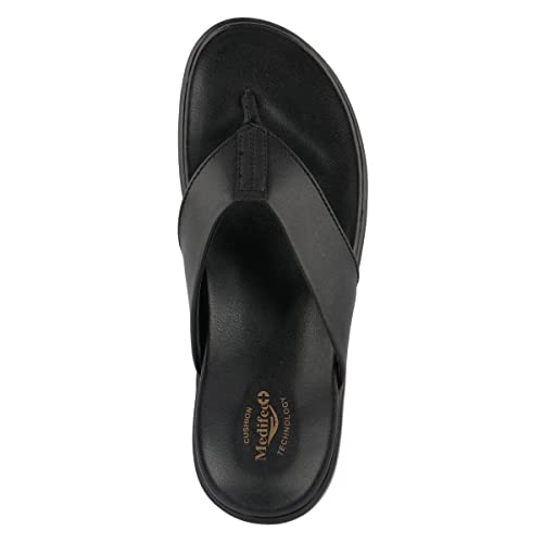 Image of Medifeet Men's LeatherZ Slippers