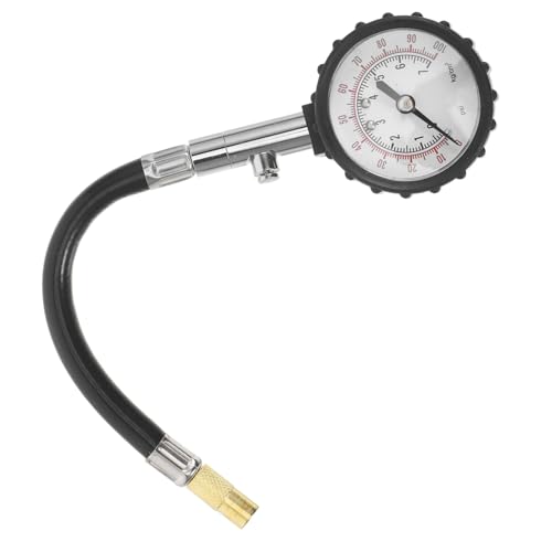 Zerodeko Pressure Meter Protective Guard Car Tire Gauge Accurate Measurement 7cm Diameter 25cm Tube Length Random Style