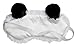 iscream Bedtime Besties Satin-Lined Embroidered Fur Sleep Mask for Girls - Sweet Panda