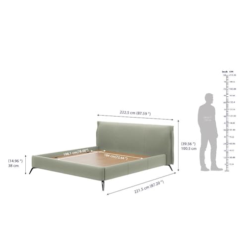 Image of Wakefit Celestra King Size Without Storage Upholstered Bed