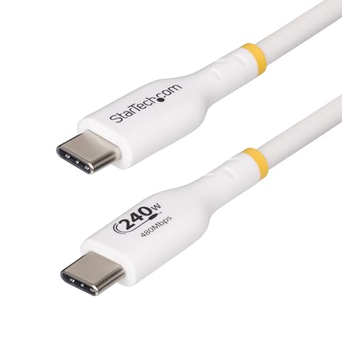 Cavo di ricarica USB-C Bianco da 4m cavo USB C certificato USB-IF 240 W PD cavo di usb Type-C