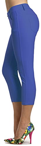 Image of Prolific Health Women's Jean Look Jeggings Tights Slimming Many Colors Spandex Leggings Pants Capri S-XXXL