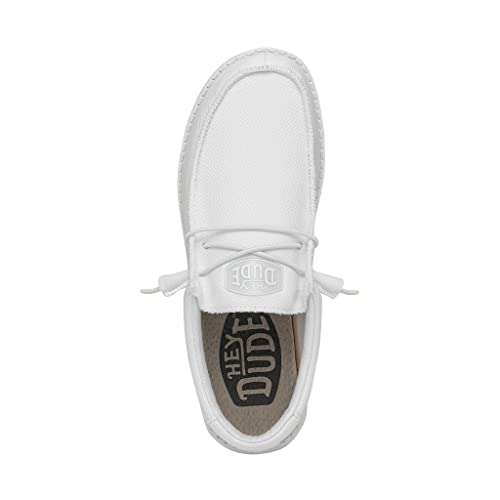 Image of HEYDUDE Men's Wally Sox Slip On Shoe, Arctic Size 8 | Lace Up Loafer | Lightweight Comfortable Casual Shoe