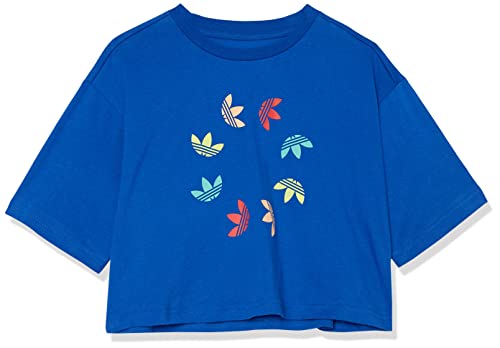 adidas Originals Girls' Adicolor Cropped Tee