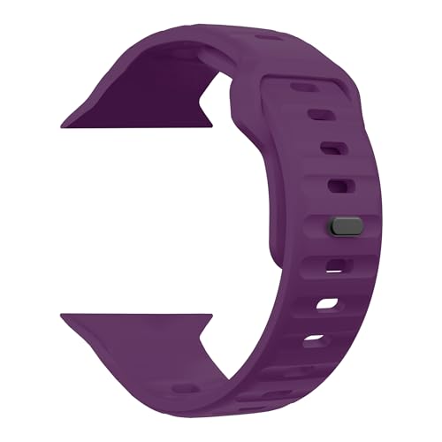 Image of ACM Watch Strap Slide 42mm 44mm 45mm 46mm 49mm Sports Silicone Belt compatible with Fire-Boltt Visionary Bsw046 Smartwatch Breatheable Band