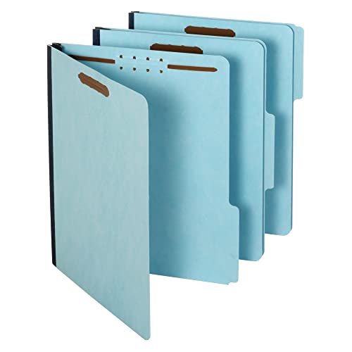 Pendaflex 615F21-3BLU-Presskarton-Ordner, Briefgröße, Hellblau, 2,5 cm Erweiterung, 1/3 Zuschnitt, 25/BX