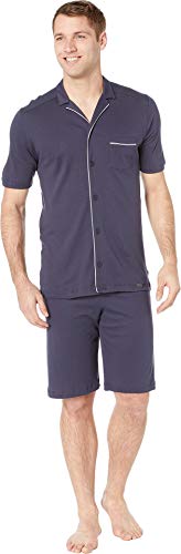 HANRO Men's Night and Day Short Sleeve Short Pajama 75586