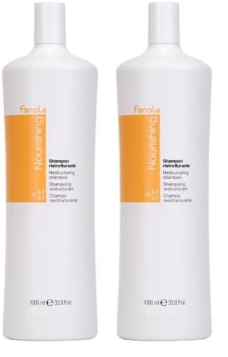 Fanola Nourishing Shampoo 1000 ml (Paquete de 2)