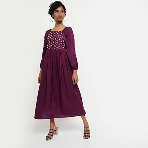 Image of Max Women's Rayon Shirt Maxi Dress