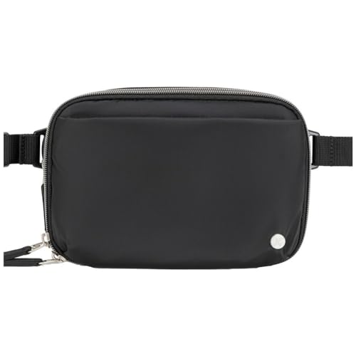 Sugar Medical Insulated Diabetes Supply Cross Body Fanny Pack | Diabetes Supply Case | Diabetic Care Products | Diabetic Supplies Travel Case | Diabetes Belt Bag with Adjustable Strap (Onyx)