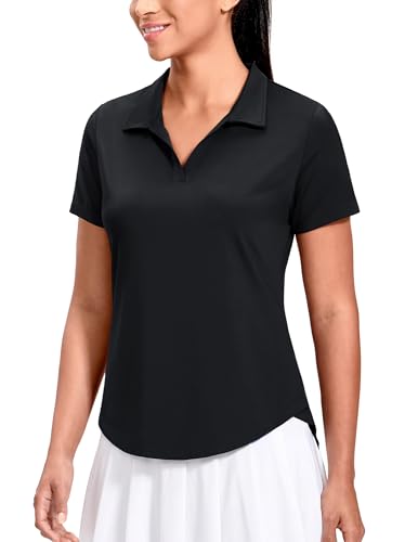 Amazon.com: MIER V-Neck Polo Shirts Womens Short Sleeve Golf
