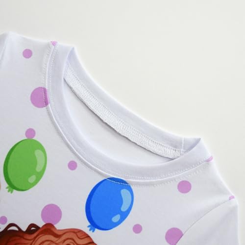 Image of Fashion 3D Printing Game Short Dress Set Short Sleeve Shirt 3 Piece Set (Purple, XS)