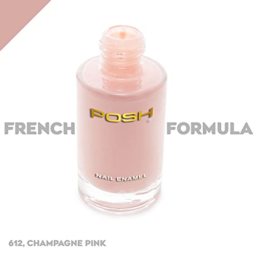 POSH HIGH GLOSS QUICK DRY TOXIN FREE COMBO OF 4 NAIL POLISH,HYDRENGEA,CHAMPAIGNE PINK,NATURAL BEIGE,ALMOND LATTE,611,612,613,614 - Image 3
