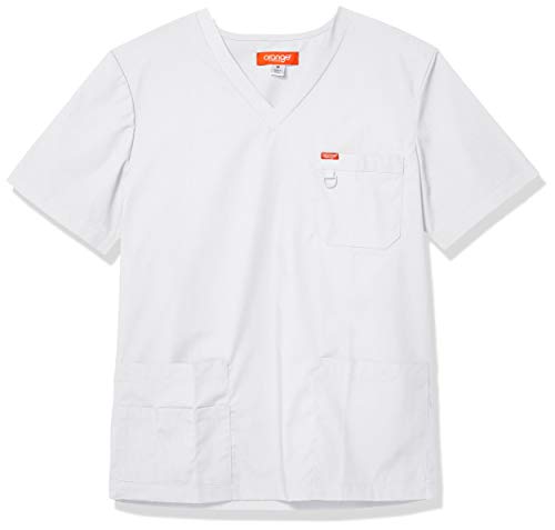 Camisa medica unisex Balboa cuello en V cómodo - Colores-Blanco/Gris/Azul- Profesiones-Dentista/Enfermera/Veterinario/ Medico/ Sanitaria
