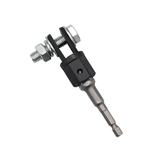 Adaptador de gato de tijera, herramienta de llave adaptadora de tijera de 150 gramos, llave de impacto, gatos de nivelación de remolque, adaptador de gato de tijera de 1/2 pulgada para accesorios de