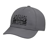 Jeremy Name | It's a Jeremy Thing You Wouldn't Understand Adjustable Printed Baseball Hat, Slate Grey