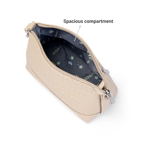 Image of Mochi Women Casual Faux leather Soft Body Zipper closure Solid Sling Bag
