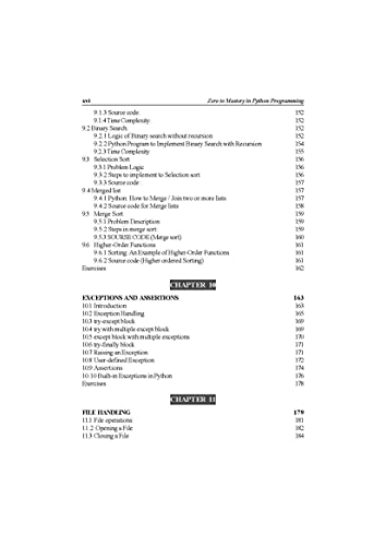 Zero To Mastery In Python Programming, Best Python Book For Beginners, This Python Book Covers A-Z About Programming In Python, Also Comes With Python Tricks You Should Definietly Know, Latest Edition