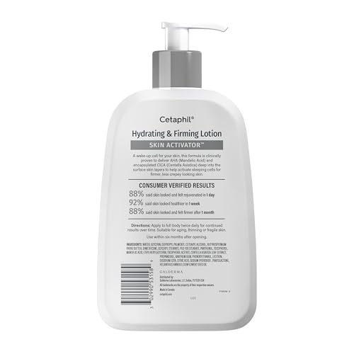 Cetaphil Skin Activator Firming Body Lotion, AHA & CICA, 16oz - image 9