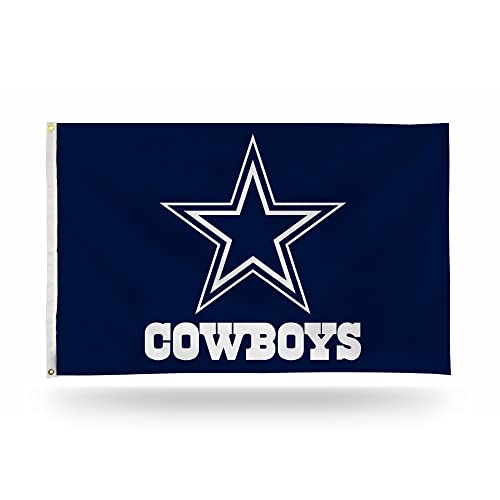 Rico Industries NFL Football Dallas Cowboys Navy&Star 3 x 5 Banner Flag