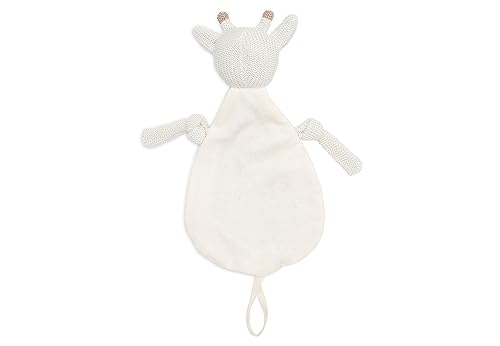 Jollein 031-594-67076 Schmusetuch Kuscheltuch Schnullertuch Giraffe weiß/beige (29x20 cm)