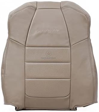 2001 2002 2003 Ford F-550 F550 Lariat 7,3 lado del pasajero de motor inclinarse hacia atrás cubierta de asiento de piel de repuesto, café