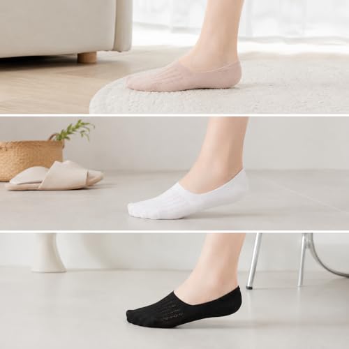 Image of Women's No Show Socks Colorful stripes Ankle Socks for Women, Low Cut Socks Short Cotton Socks