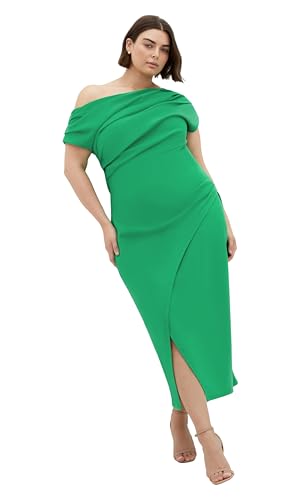 Image of City Chic Women's Plus Size Dress - Sassy Off Shoulder