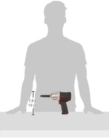 Ingersoll-Rand Air Impact Wrench 2135QXPA-2, with Extended Anvil, 1/2" Drive, Lightweight, with Quiet Technology, Pneumatic Impact Tool - Image 5