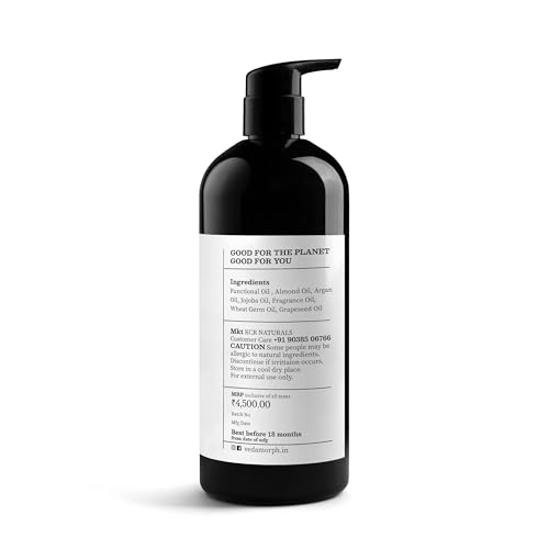 Image of Daily Care Body Oil 500Ml - Ultimate Hydration & Radiance With Almond, Argan, Jojoba & Grapeseed Oils