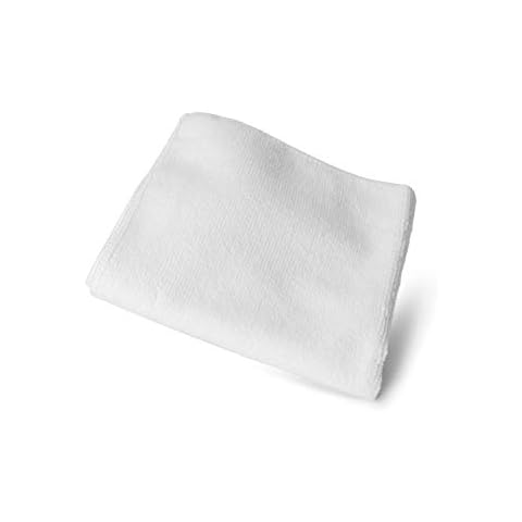White Microfibre Terry Cloth by Lettro for Polishing and Buffing Leather Shoes Boots, Microfibre Shoeshine Cloth for Shining All Leather Goods Cover