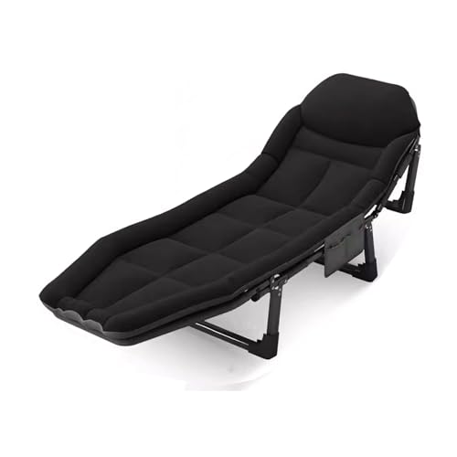 Lits d'appoint avec matelas et dossier à angle réglable en acier épais
