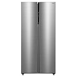 Midea MDRS619FIE - Frigorifero americano, 460 litri, No Frost, Inox, Classe energetica E...