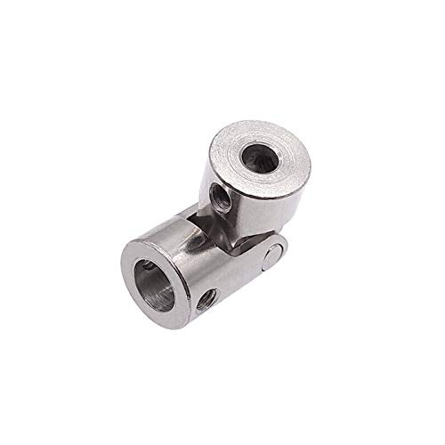 DINGGUANGHE-CUP Coupler Universal Joint Coupling Coupler Metal Shaft Couplings for Motor Connector with Screw Metal (Inner Diameter : 8mm 8mm)