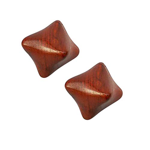 SUPVOX 2 peças de bolas de massagem de madeira em forma de estrela, bolas de massagem para as mãos,