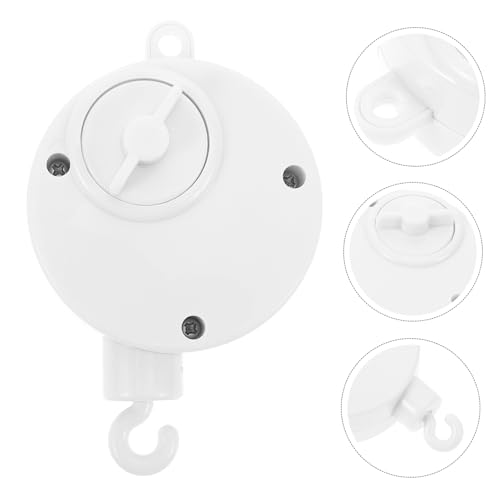 HANABASS Portable Music Box Mobile Rotating Crib with Safe Materials for Boy Girl Rich Music Selection for Auditory Development Easy to Attach for Newborns