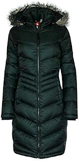 Columbia Womens Polar Freeze Long Down Jacket Omni Heat BLACK Winter Coat (medium)
