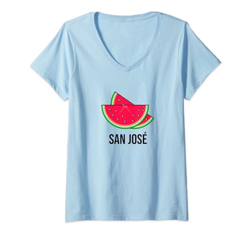 San José Funny Vacation Souvenir Holiday Camiseta Cuello V
