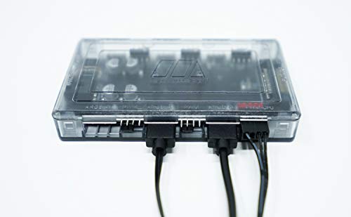 Image of MICRO CONNECTORS 12 Port ARGB /PWM Fan and Light Splitter Hub with Magnetic Base (S08-06ARPW) - 3.9 x 2.25 x 0.60 inches - Fan and Light Splitter Hub - Desktop Compatible