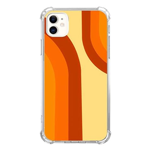 Aesthetic 70s Retro Rainbow Case for iPhone 11 Cover