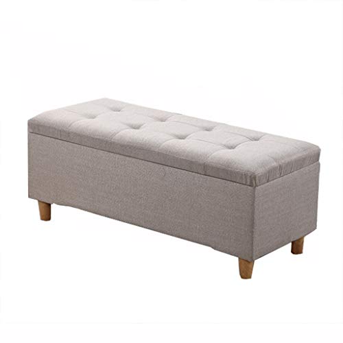 Taburete otomano de madera maciza para cambiar zapatos creativos, mesa de té, taburete bajo, taburete pequeño, taburete cuadrado para el hogar, taburete de extremo de cama, color negro, 60 x 40 x 40